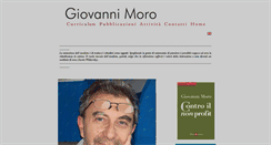 Desktop Screenshot of giovannimoro.info