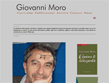 Tablet Screenshot of giovannimoro.info